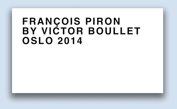 Victor Boullet François Piron